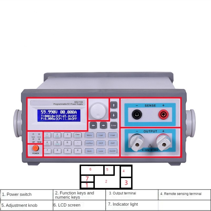 Switching Dc Power Supply 300V 1A - Laboratory adjustable 30V 60V 150V 200V