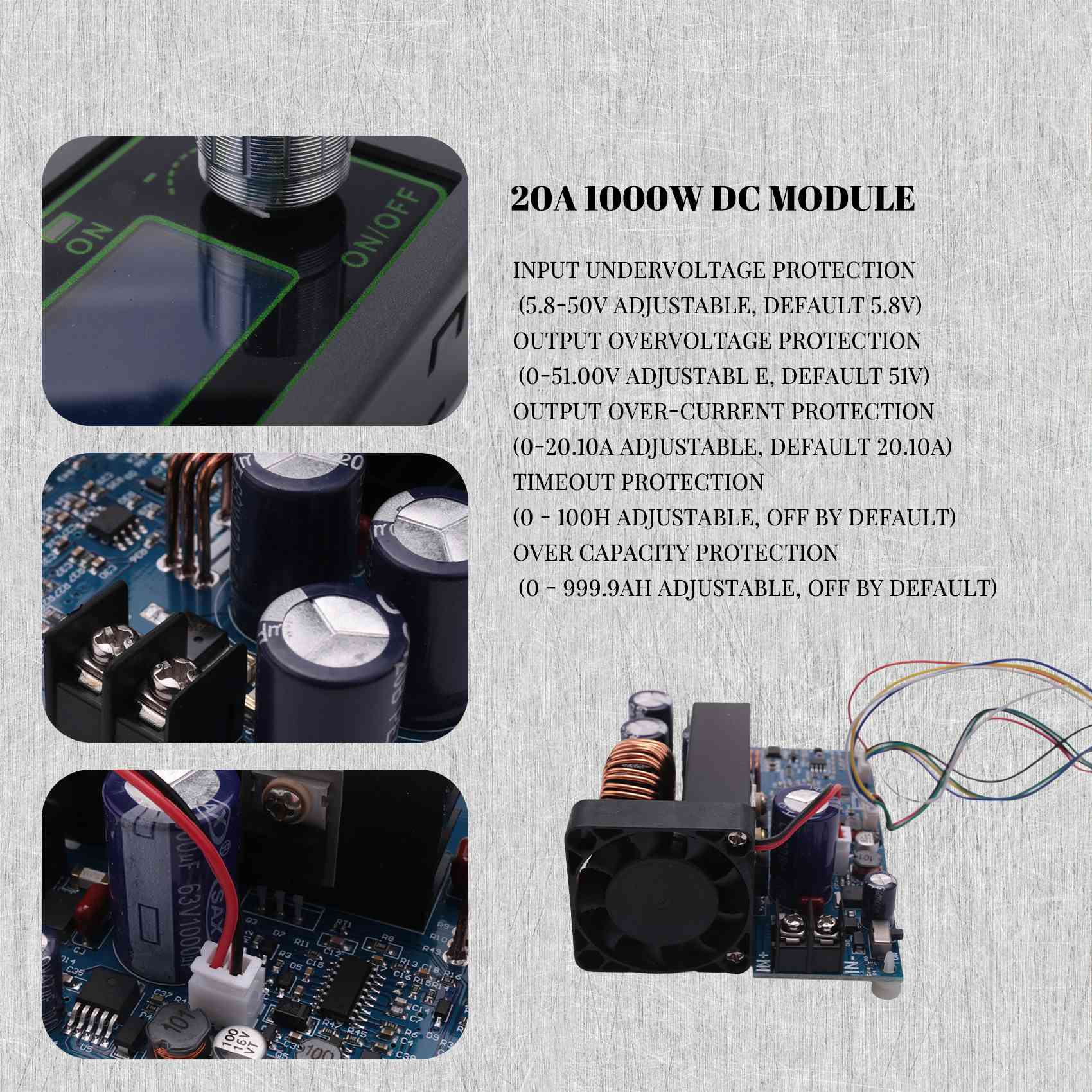[NEWA08R】 WZ5020L 20A 1000W DC - Step Down Dc Power Supply Module 1000W review and price
